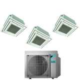 climatizzatore condizionatore daikin bluevolution inverter trial split a cassetta ffa a 9_9_12 con 3mxm52n r 32 wi fi optional con comando a filo e griglia bianca 9000_9000_12000 garanzia italiana 8946