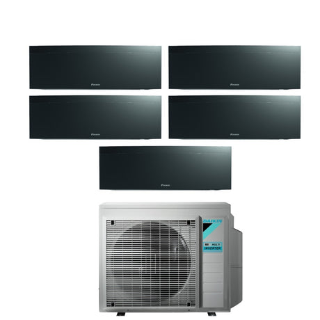 climatizzatore condizionatore daikin bluevolution penta split inverter serie emura black iii 9_9_9_9_9 con 5mxm90n r 32 wi fi integrato 9000_9000_9000_9000_9000 colore nero garanzia italiana