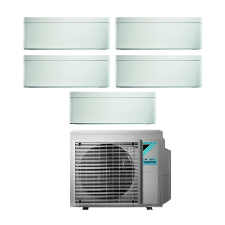 climatizzatore condizionatore daikin bluevolution penta split inverter serie stylish white 7_7_9_9_12 con 5mxm90n r 32 wi fi integrato 7000_7000_9000_9000_12000 garanzia italiana