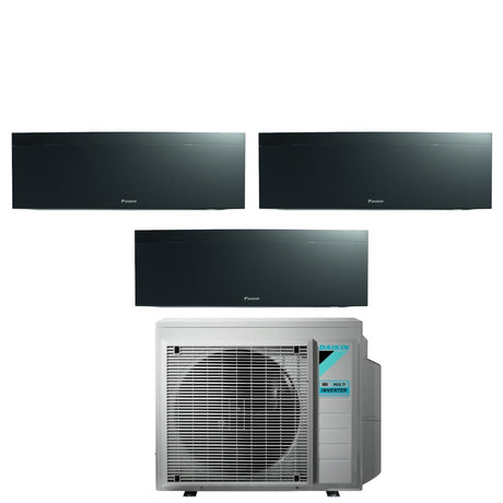 climatizzatore condizionatore daikin bluevolution trial split inverter serie emura black iii 7_7_7 con 3mxm40n r 32 wi fi integrato 7000_7000_7000 colore nero garanzia italiana