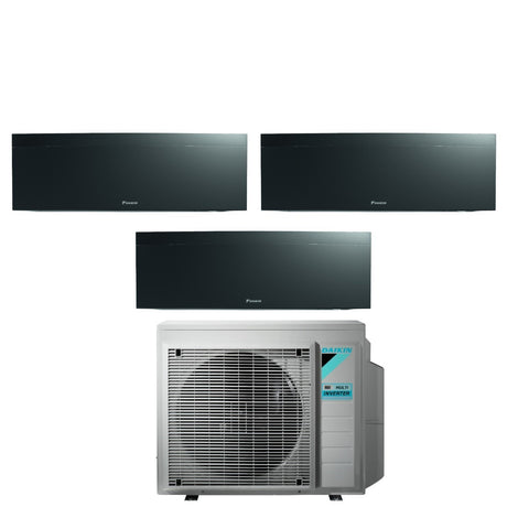 climatizzatore condizionatore daikin bluevolution trial split inverter serie emura black iii 7_9_9 con 3mxm40n r 32 wi fi integrato 7000_9000_9000 colore nero garanzia italiana