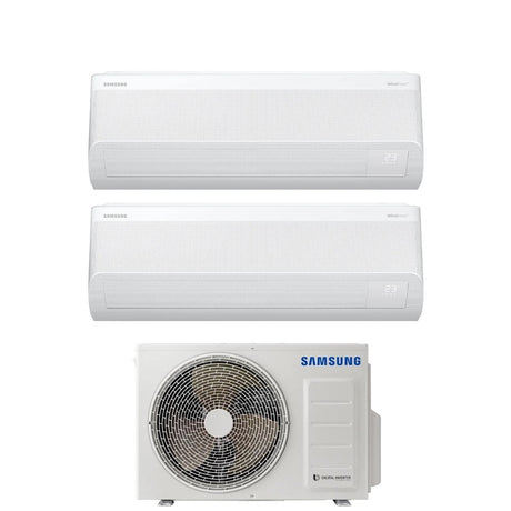 climatizzatore condizionatore dual split inverter samsung serie windfree avant 7000_12000 btu con aj050txj2kg a___ wi fi 7_12 novita