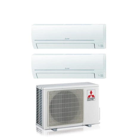 climatizzatore condizionatore dual split mitsubishi electric inverter serie smart msz hr 9000_9000 con mxz 2ha40vf gas r 32 wi fi optional 9_9 novita