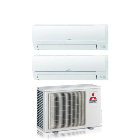 climatizzatore condizionatore dual split mitsubishi electric serie smart msz hr 9000_18000 con mxz 2ha50vf wi fi optional 9_18 r 32 novita