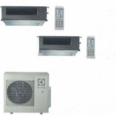 climatizzatore condizionatore electrolux canalizzabile dual 12_12 inverter exu18jewi da 12000_12000 btu