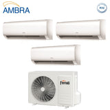climatizzatore condizionatore ferroli trial split inverter serie ambra m 7_7_12 con 28 4 r 32 wi fi integrato 7000_7000_12000 novit