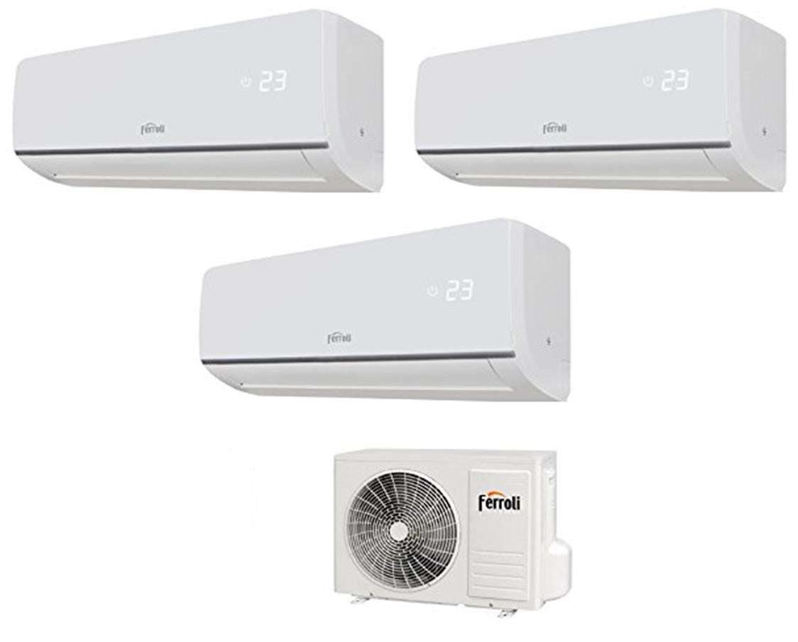 climatizzatore condizionatore ferroli trial split inverter serie aster m 7_7_9 con 24 3 7000_7000_9000