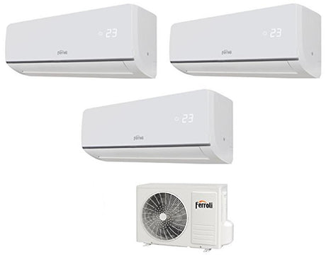 climatizzatore condizionatore ferroli trial split inverter serie aster m 9_9_9 con 24 3 9000_9000_9000