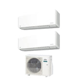 climatizzatore condizionatore fujitsu dual split inverter serie km 7_9 con aoyg14kbta2 r 32 wi fi integrato 7000_9000
