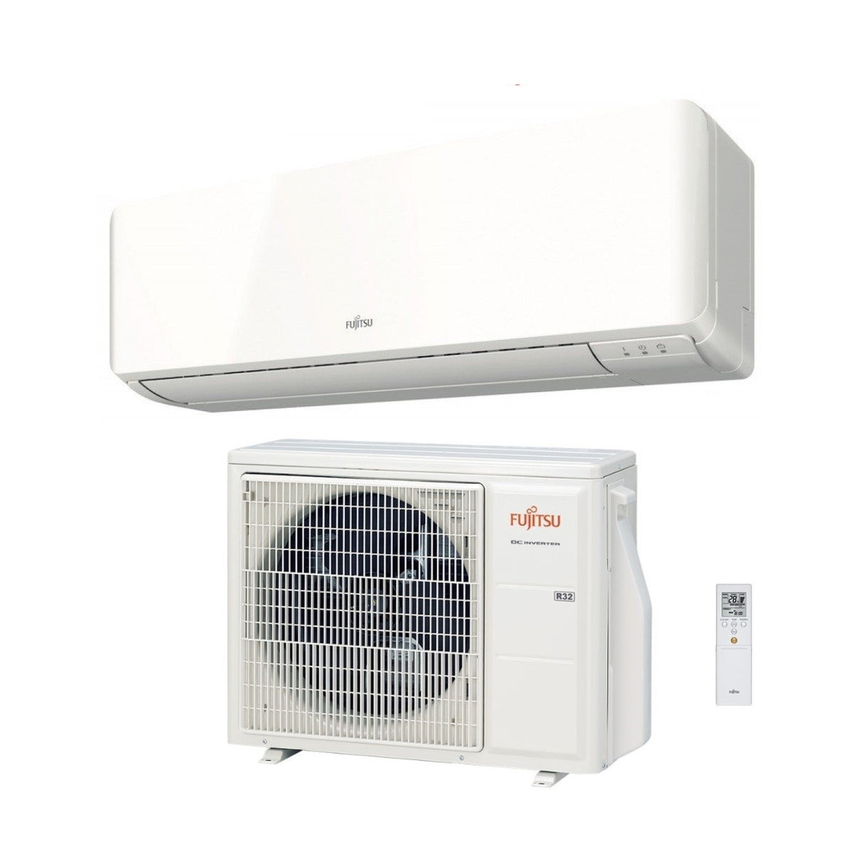 climatizzatore condizionatore fujitsu inverter serie km 24000 btu asyg24kmta modello large r 32 wi fi optional novita