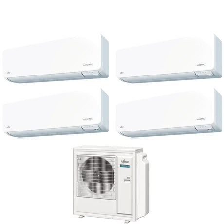 climatizzatore condizionatore fujitsu quadri split inverter serie kg 9_12_12_14 con aoyg30kbta4 r 32 wi fi integrato 9000_12000_12000_14000