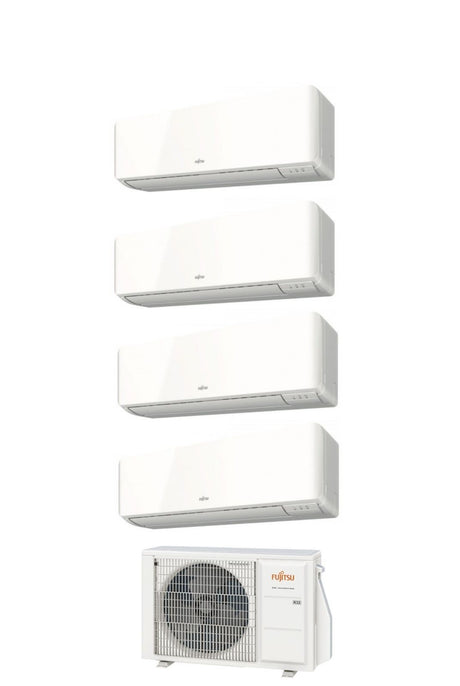 climatizzatore condizionatore fujitsu quadri split inverter serie km 9_9_9_12 con aoyg36kbta5 r 32 wi fi optional 9000_9000_9000_12000 novita