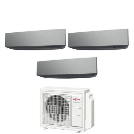 climatizzatore condizionatore fujitsu trial split inverter serie ke silver 9_9_12 con aoyg24kbta3 r 32 wi fi integrato 9000_9000_12000 colore bianco