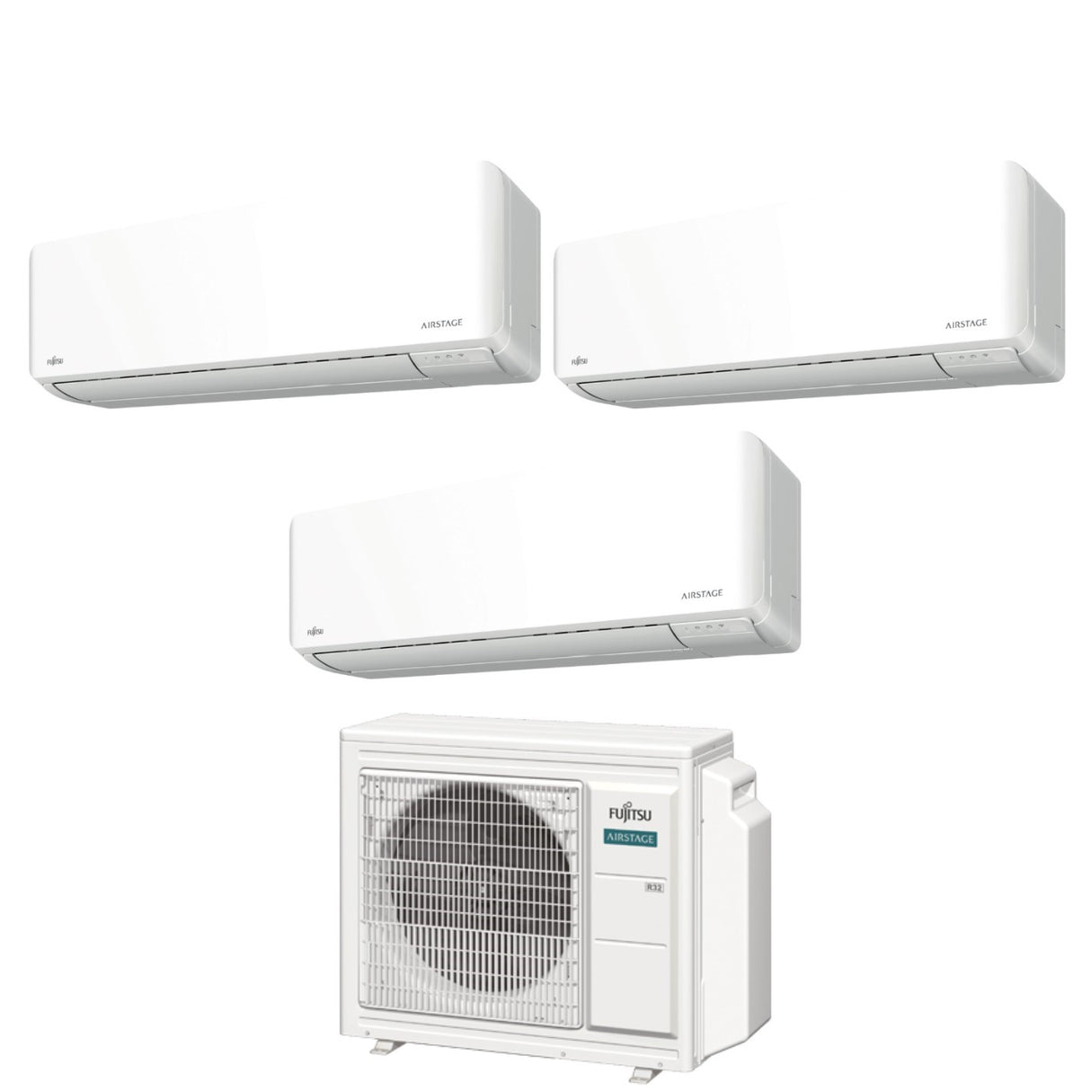climatizzatore condizionatore fujitsu trial split inverter serie km 7_9_12 con aoyg24kbta3 r 32 wi fi integrato 7000_9000_12000