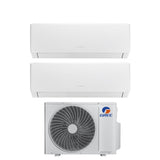 climatizzatore condizionatore gree dual split inverter serie pular 9_18 con gwhd 28 nk6oo r 32 wi fi integrato 9000_18000