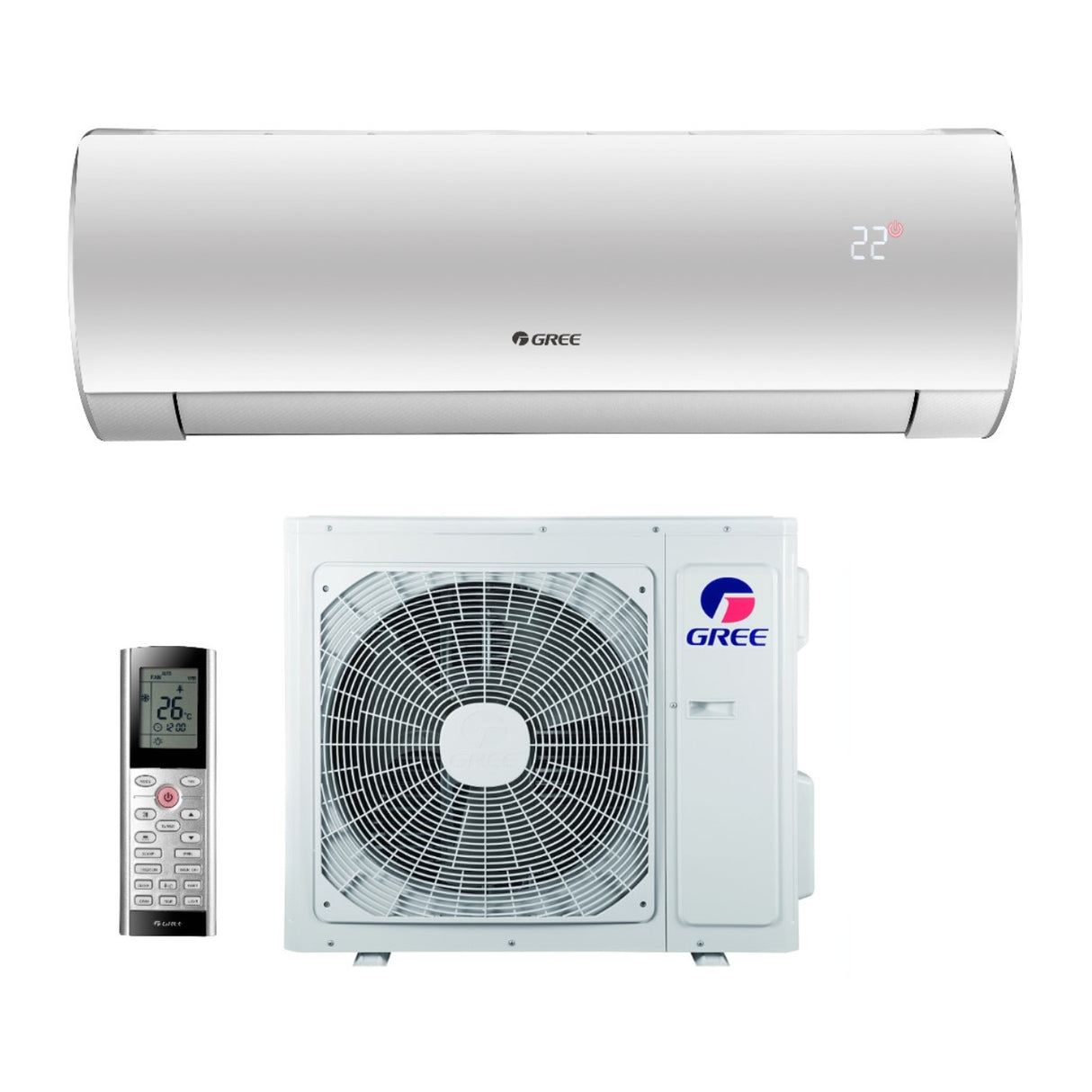 climatizzatore condizionatore gree inverter serie fairy 24000 btu gwh24qe k6dna1e o r 32 wi fi integrato a__ a_