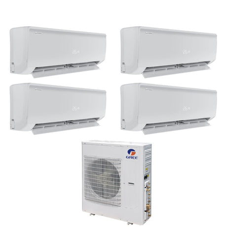 climatizzatore condizionatore gree quadri split inverter serie bora plus 9_9_9_12 con gwhd 36 nk6lo r 32 wi fi optional 9000_9000_9000_12000