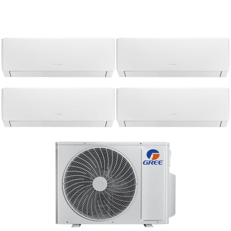 climatizzatore condizionatore gree quadri split inverter serie pular 7_7_9_24 con gwhd 36 nk6oo r 32 wi fi integrato 7000_7000_9000_24000