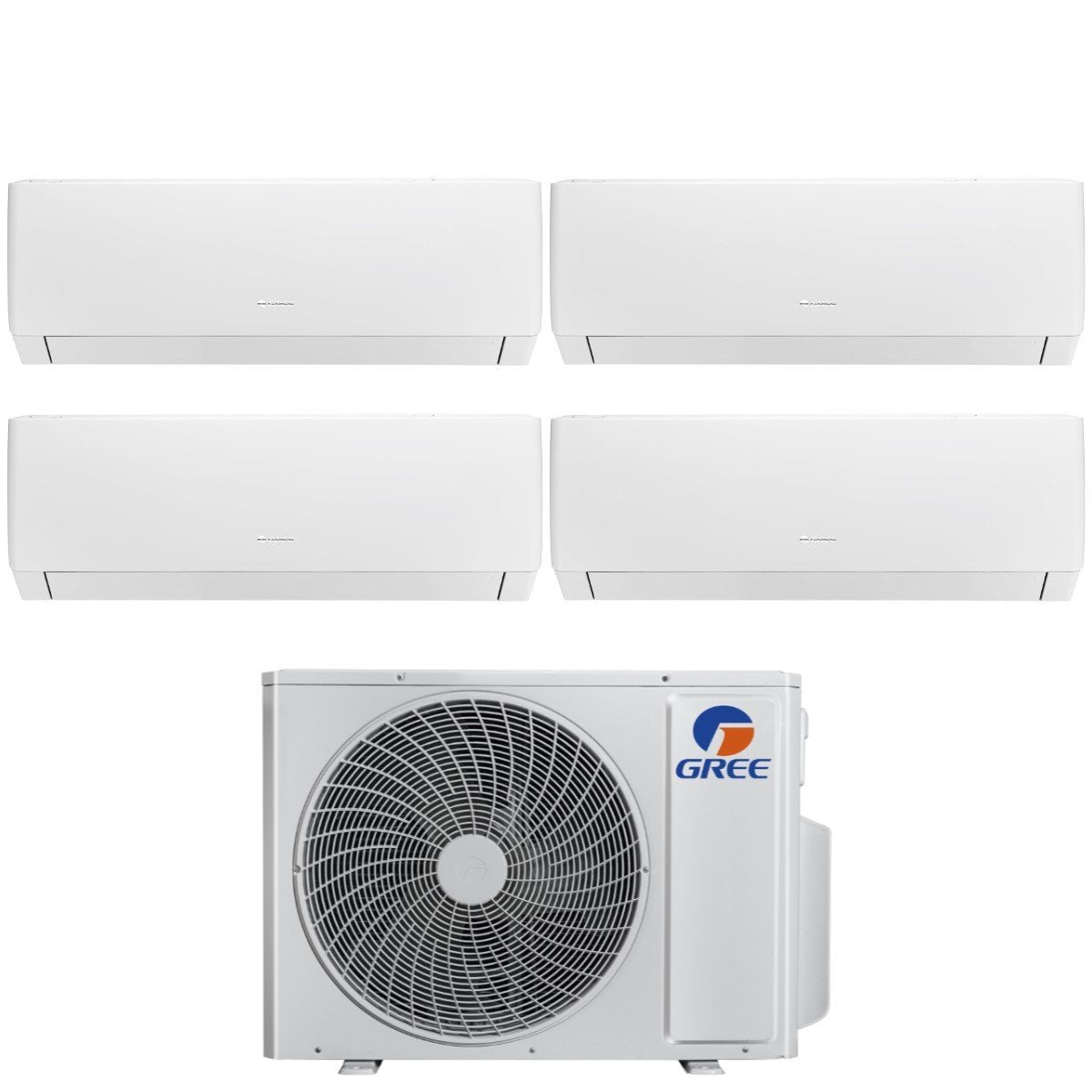climatizzatore condizionatore gree quadri split inverter serie pular 7_9_9_9 con gwhd 36 nk6oo r 32 wi fi integrato 7000_9000_9000_9000