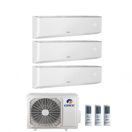 climatizzatore condizionatore gree trial split inverter serie amber 9_9_9 con gwhd21nk6lo r 32 wi fi 9000_9000_9000 new 2018