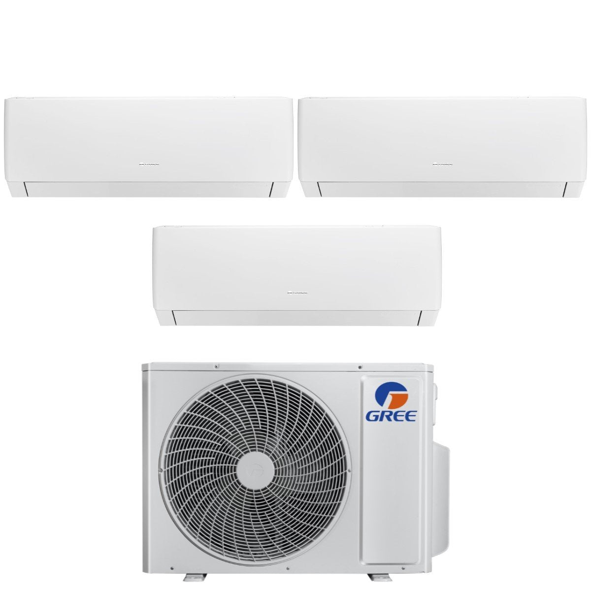 climatizzatore condizionatore gree trial split inverter serie pular 7_12_18 con gwhd 36 nk6oo r 32 wi fi integrato 7000_12000_18000