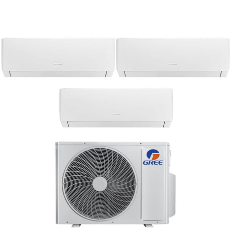 climatizzatore condizionatore gree trial split inverter serie pular 7_12_18 con gwhd 36 nk6oo r 32 wi fi integrato 7000_12000_18000