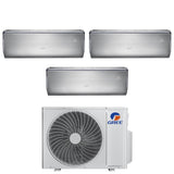 climatizzatore condizionatore gree trial split inverter serie u crown 12_12_12 con gwhd 24 nk6oo r 32 wi fi integrato 12000_12000_12000