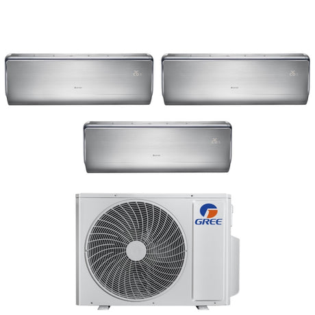 climatizzatore condizionatore gree trial split inverter serie u crown 9_9_18 con gwhd 24 nk6oo r 32 wi fi integrato 9000_9000_18000
