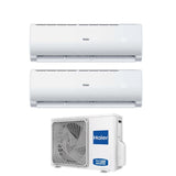 climatizzatore condizionatore haier dual split inverter serie geos 9_12 con 2u50meffra r 32 9000_12000