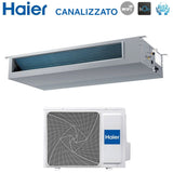 climatizzatore condizionatore haier inverter canalizzato canalizzabile media prevalenza 24000 btu ad71s2sm3fa r 32 wi fi optional 6371