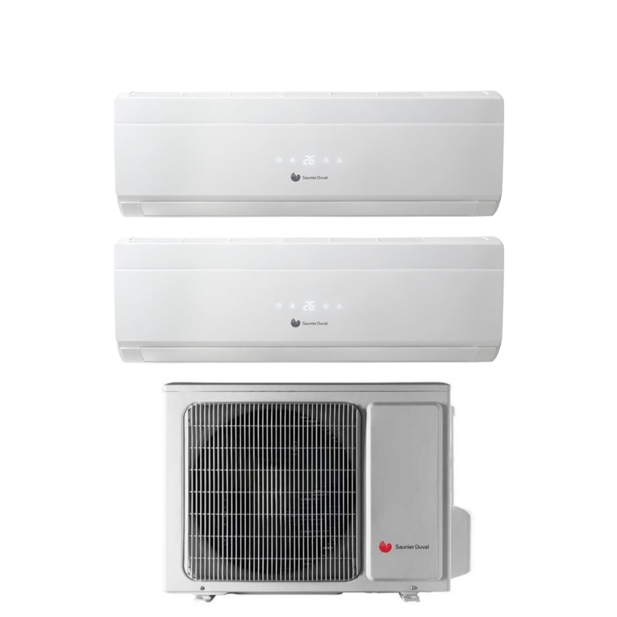 climatizzatore condizionatore hermann saunier duval dual split inverter serie uni comfort 12_18 con sdh19 070mc3no r 32 wi fi optional 12000_18000