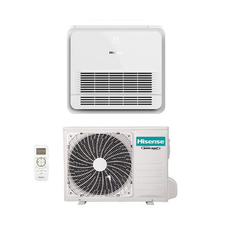 climatizzatore condizionatore hisense console r 32 12000 btu akt35ur4rk4 a__ con comando remoto novita