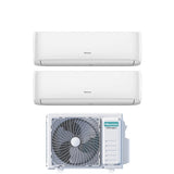 climatizzatore condizionatore hisense dual split inverter serie hi comfort 12_12 con 2amw52u4rxc r 32 wi fi integrato 12000_12000 novita