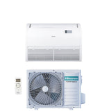 climatizzatore condizionatore hisense inverter soffitto pavimento serie super 24000 btu avt71ur4rb8 _ auw71u4rj7 r 32 wi fi optional classe a__ a_ con telecomando di serie incluso