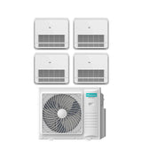 climatizzatore condizionatore hisense quadri split console akt 12_12_12_12 con 4amw105u4raa r 32 12000_12000_12000_12000 con telecomando di serie