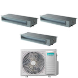 climatizzatore condizionatore hisense trial split canalizzabile 12_12_12 con 3amw72u4rfa r 32 12000_12000_12000 con telecomando di serie e cablato 6468