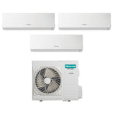 climatizzatore condizionatore hisense trial split inverter serie new comfort 12_12_12 con 4amw81u4raa r 32 classe a_ a 12000_12000_12000 new 2018