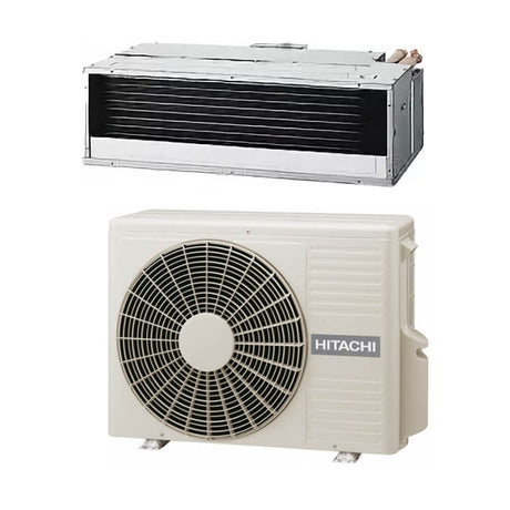 climatizzatore condizionatore hitachi inverter canalizzato bassa prevalenza 9000 btu rad 25rpa rac 25npa con comando infrarossi e ricevitore spx rcka r 410