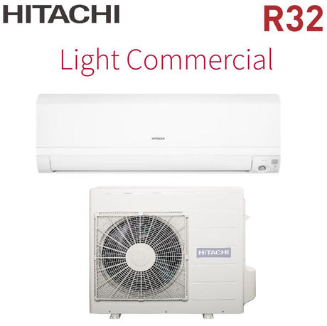 climatizzatore condizionatore hitachi inverter serie light commercial 24000 btu rac70npd r 32 wi fi optional novita