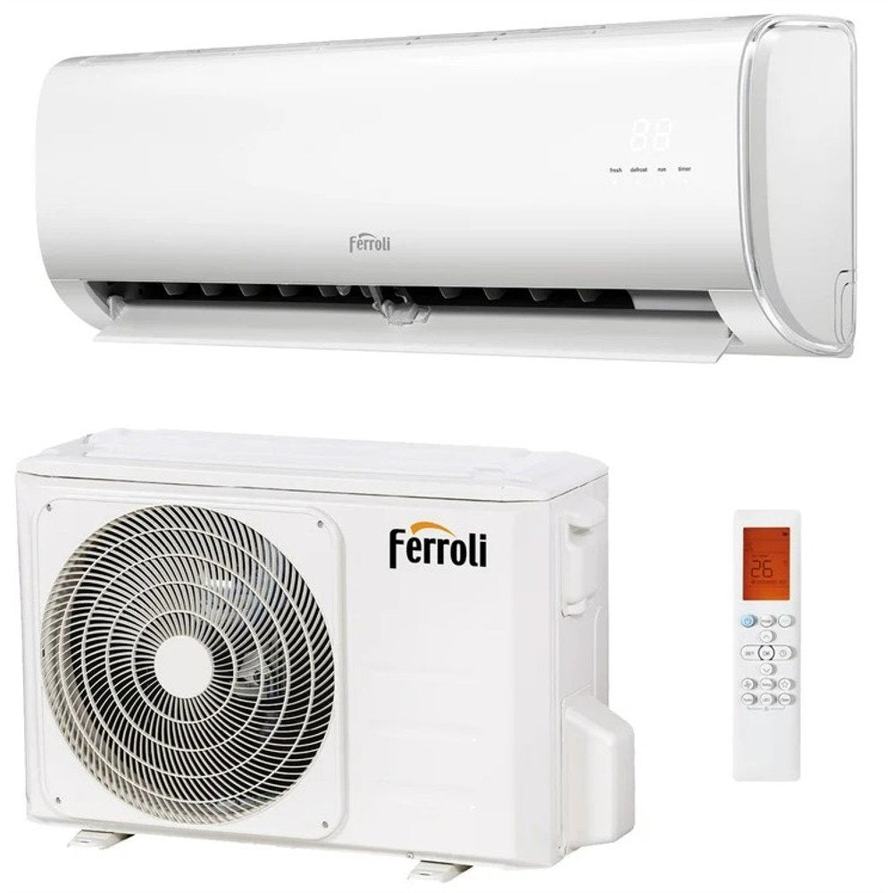 climatizzatore condizionatore inverter ferroli ambra s 18000 btu r 32 wi fi integrato novita