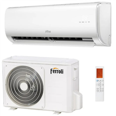 climatizzatore condizionatore inverter ferroli ambra s 9000 btu r 32 wi fi integrato novita