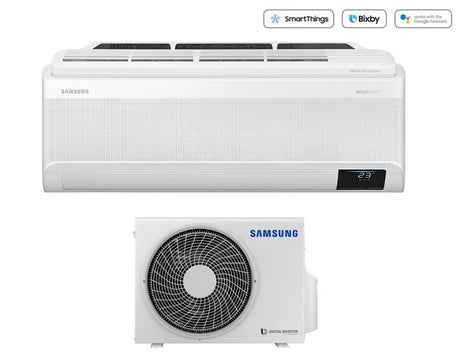 climatizzatore condizionatore inverter samsung windfree pure 1.0 12000 btu a__ ar12axkaawkneu wi fi integrato controllo vocale r 32