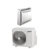 climatizzatore condizionatore kukyr console pavimento inverter 12000 btu r 32 wi fi optional con telecomando infrarossi incluso 17427