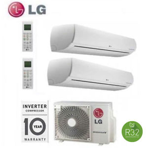 climatizzatore condizionatore lg dual split inverter serie libero 9_9 con mu2r19 ul0 r 32 9000_9000 new 2018