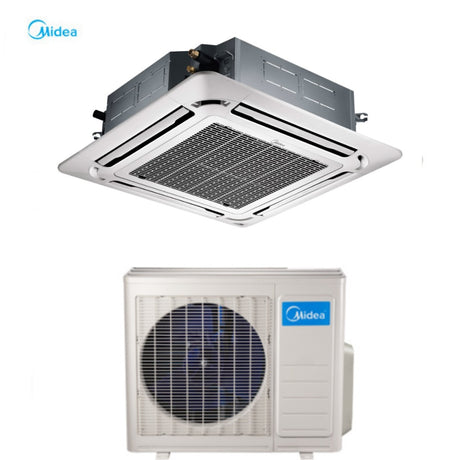 climatizzatore condizionatore midea cassetta 4 vie slim inverter 18000 btu mcde 53 90x90 classe a__
