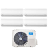 climatizzatore condizionatore midea quadri split inverter serie xtreme 9_9_12_12 con m4oe 28hfn8 r 32 wi fi integrato 9000_9000_12000_12000 novita