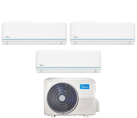 climatizzatore condizionatore midea trial split inverter serie evolution 9_12_12 con m3of 27hfn8 q r 32 wi fi optional 9000_12000_12000