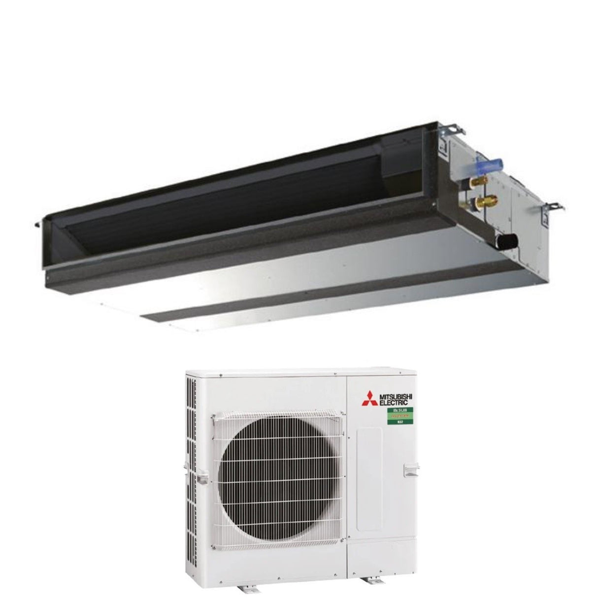climatizzatore condizionatore mitsubishi electric canalizzato canalizzabile inverter media prevalenza 34000 btu pead sm100jal _ puz sm100yka trifase r 32 wi fi optional