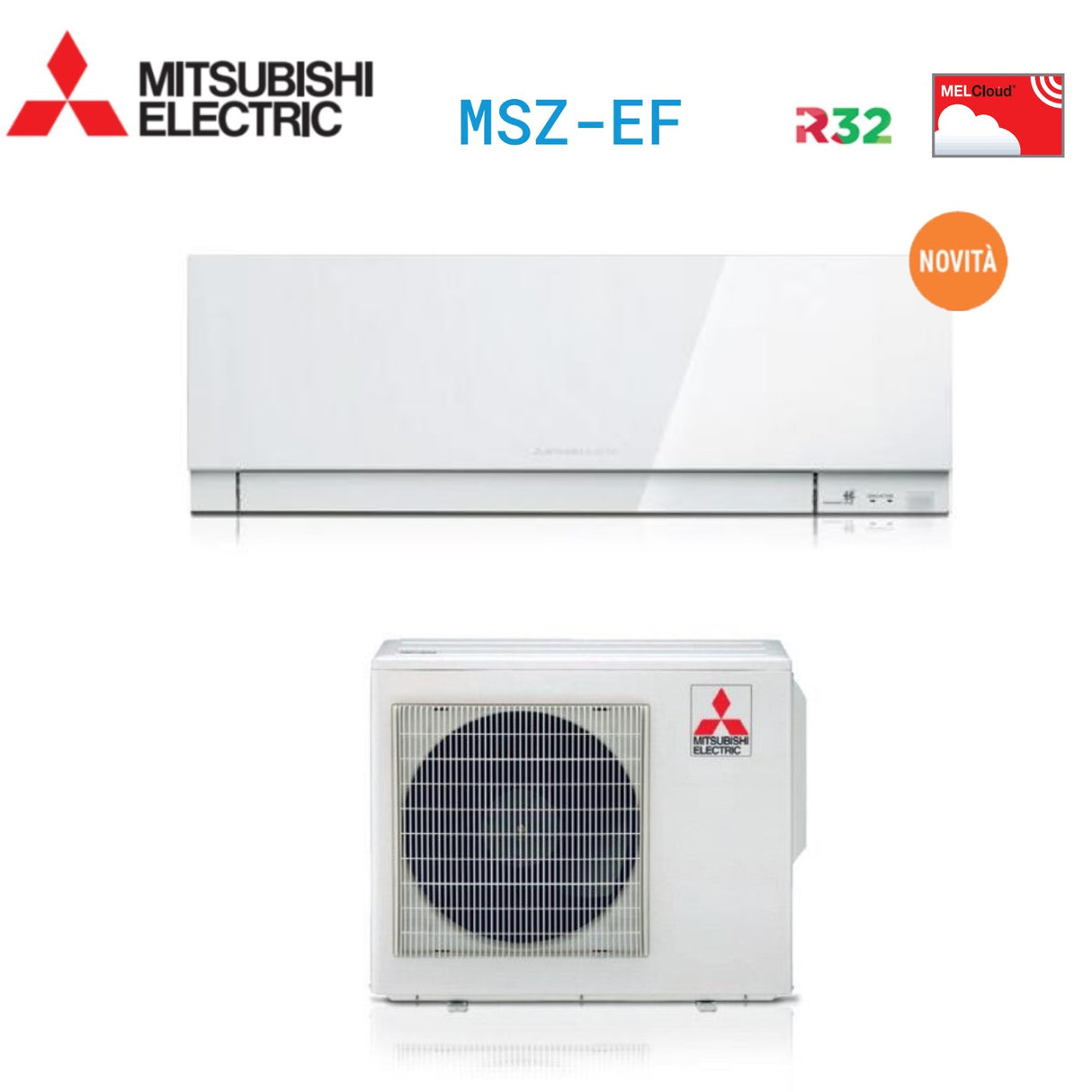 climatizzatore condizionatore mitsubishi electric inverter kirigamine zen r 32 white 12000 btu msz ef35vgw bianco a___ novita