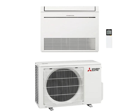 climatizzatore condizionatore mitsubishi electric inverter pavimento mfz kt35 12000 btu gas r 32 wi fi optional